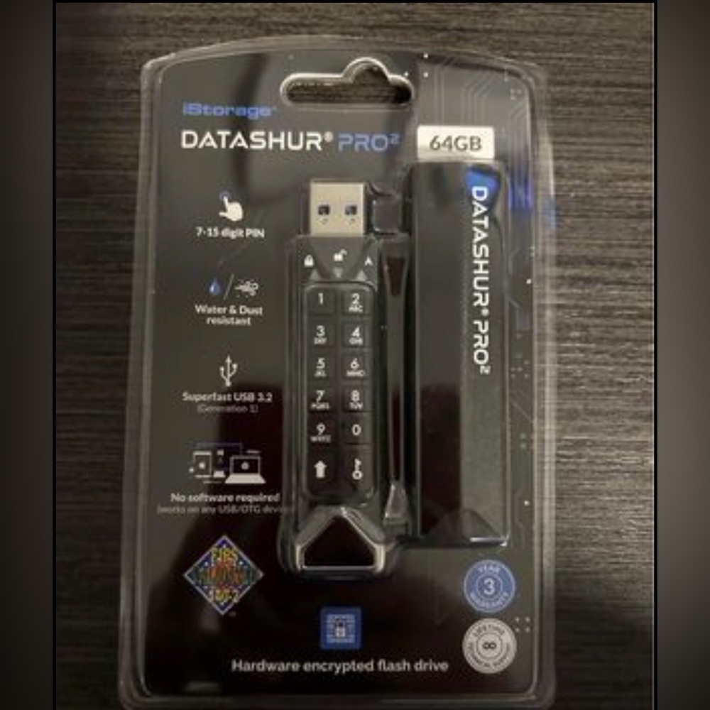 Encripted Flash Drive 64GB